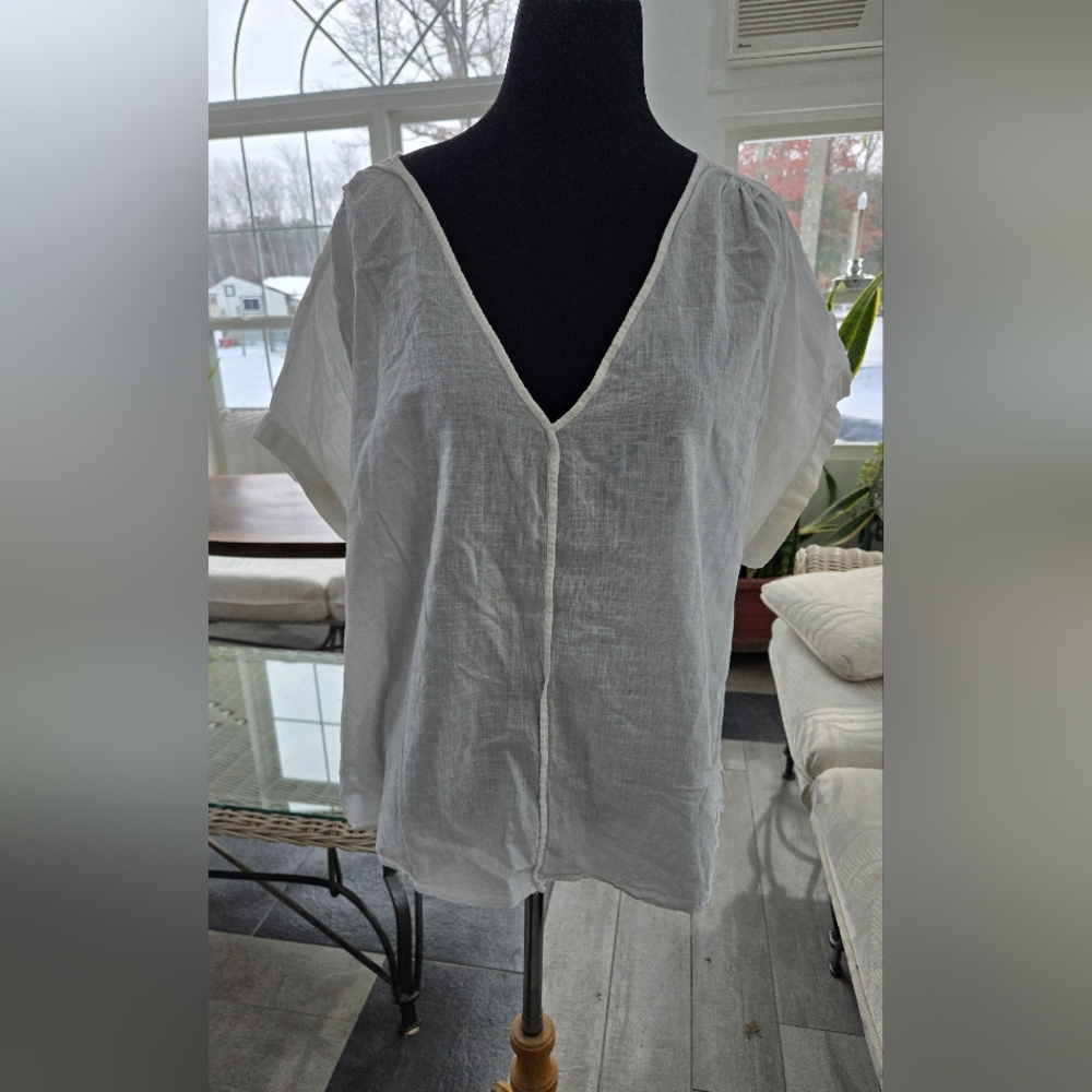 Summer white cotton Top